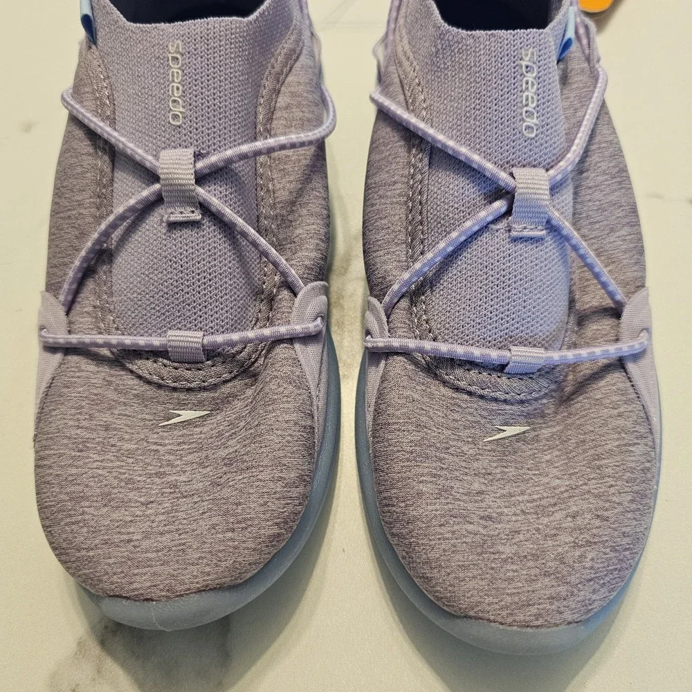 Speedo Aqua Trek Water Shoes Kids‎ Junior Size 13-1 Lavender Breeze Hawaii NWT